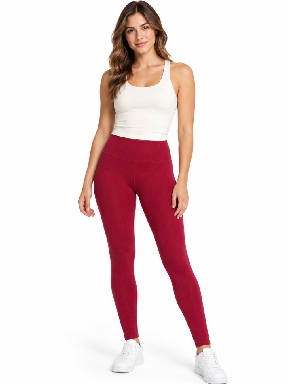 Fabletics High-Rise Crimson Leggings